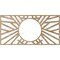 Ekena Millwork Hoover Wood Fretwork Pierced Ceiling Medallion, Red Oak, 40"W x 20"H x 14 3/4"ID x 3/8"T CMWP40X20X0375HORO - alternate 2